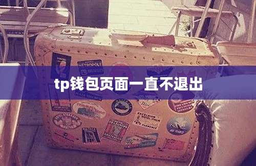 tp钱包页面一直不退出