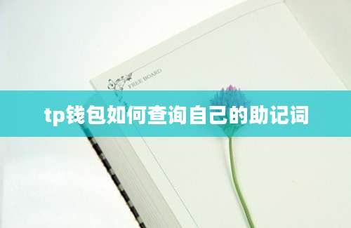 tp钱包如何查询自己的助记词