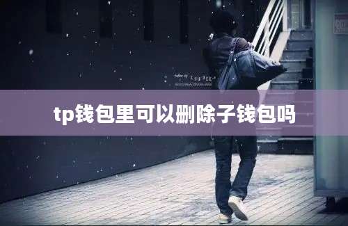 tp钱包里可以删除子钱包吗