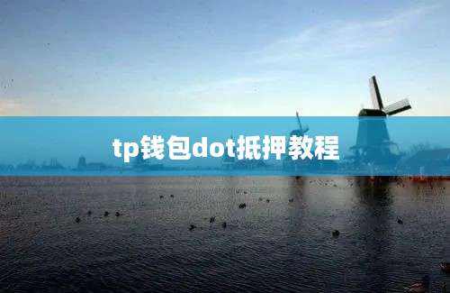 tp钱包dot抵押教程