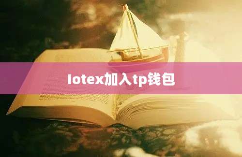 Iotex加入tp钱包