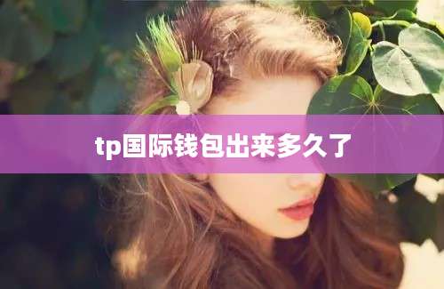 tp国际钱包出来多久了