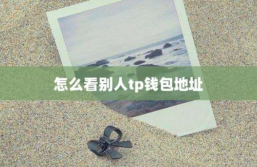 怎么看别人tp钱包地址