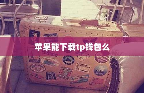 苹果能下载tp钱包么