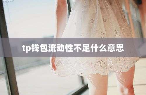 tp钱包流动性不足什么意思