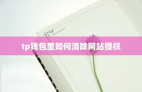 tp钱包里如何清除网站授权