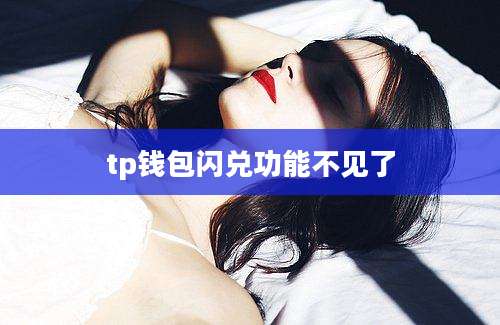 tp钱包闪兑功能不见了