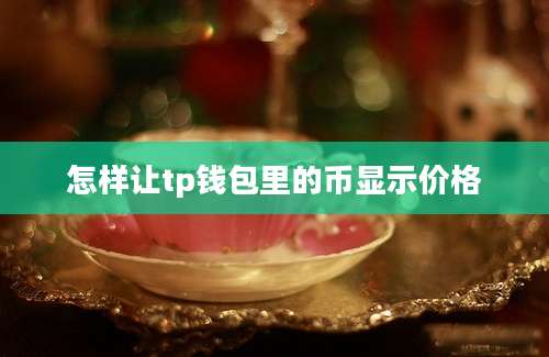 怎样让tp钱包里的币显示价格