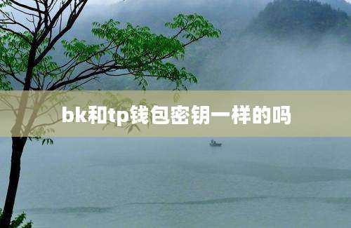 bk和tp钱包密钥一样的吗