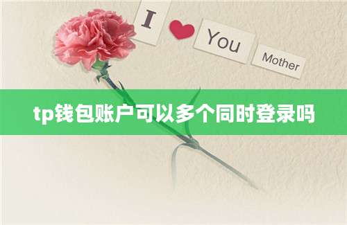 tp钱包账户可以多个同时登录吗