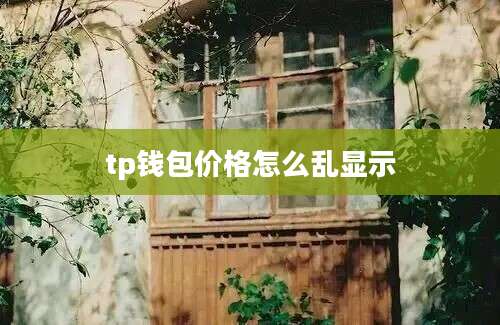 tp钱包价格怎么乱显示