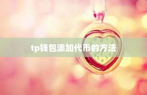 tp钱包添加代币的方法