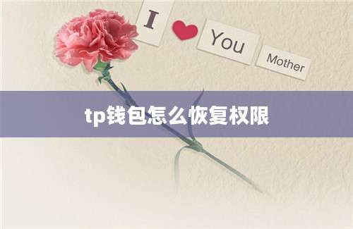 tp钱包怎么恢复权限