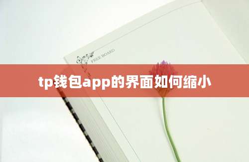 tp钱包app的界面如何缩小