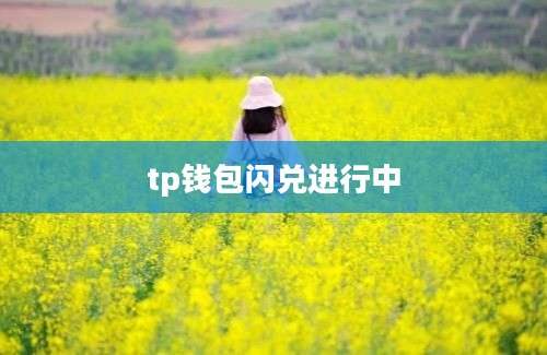 tp钱包闪兑进行中