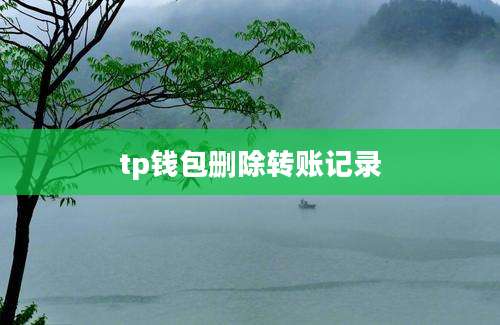 tp钱包删除转账记录
