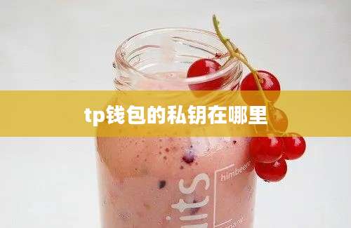 tp钱包的私钥在哪里