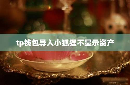 tp钱包导入小狐狸不显示资产