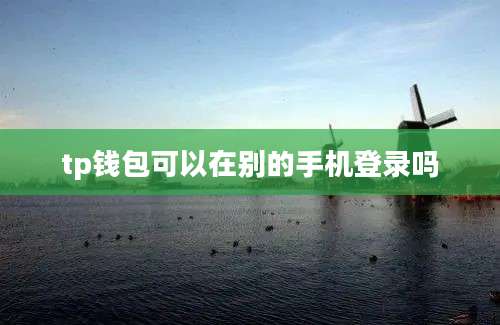 tp钱包可以在别的手机登录吗