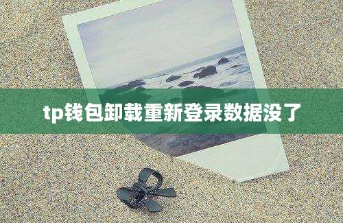 tp钱包卸载重新登录数据没了