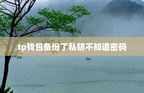 tp钱包备份了私钥不知道密码