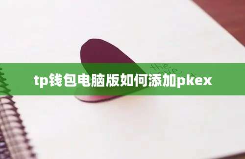 tp钱包电脑版如何添加pkex
